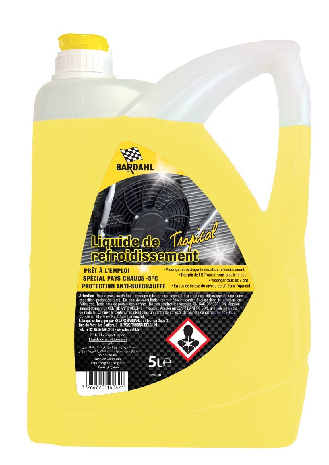 LIQUIDE REFROIDISEMENT TROPICAL JAUNE Réf 6084K